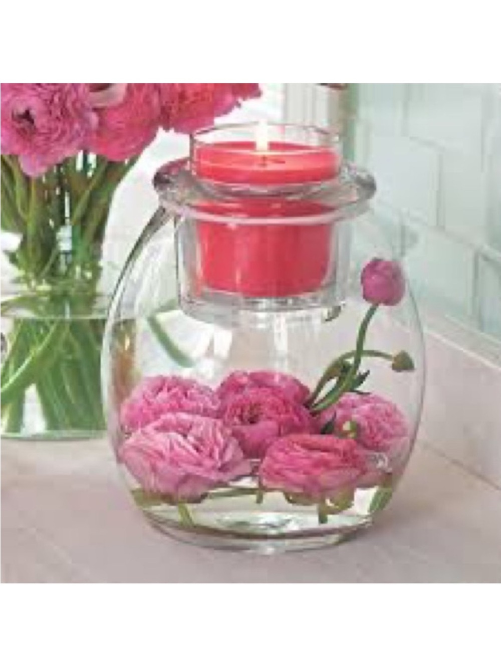 PartyLite Clearly Creative Essential Glass Jar Holder - Picture 8 of 12